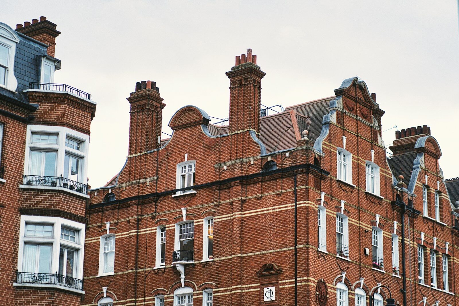 a large brick building with lots of windows